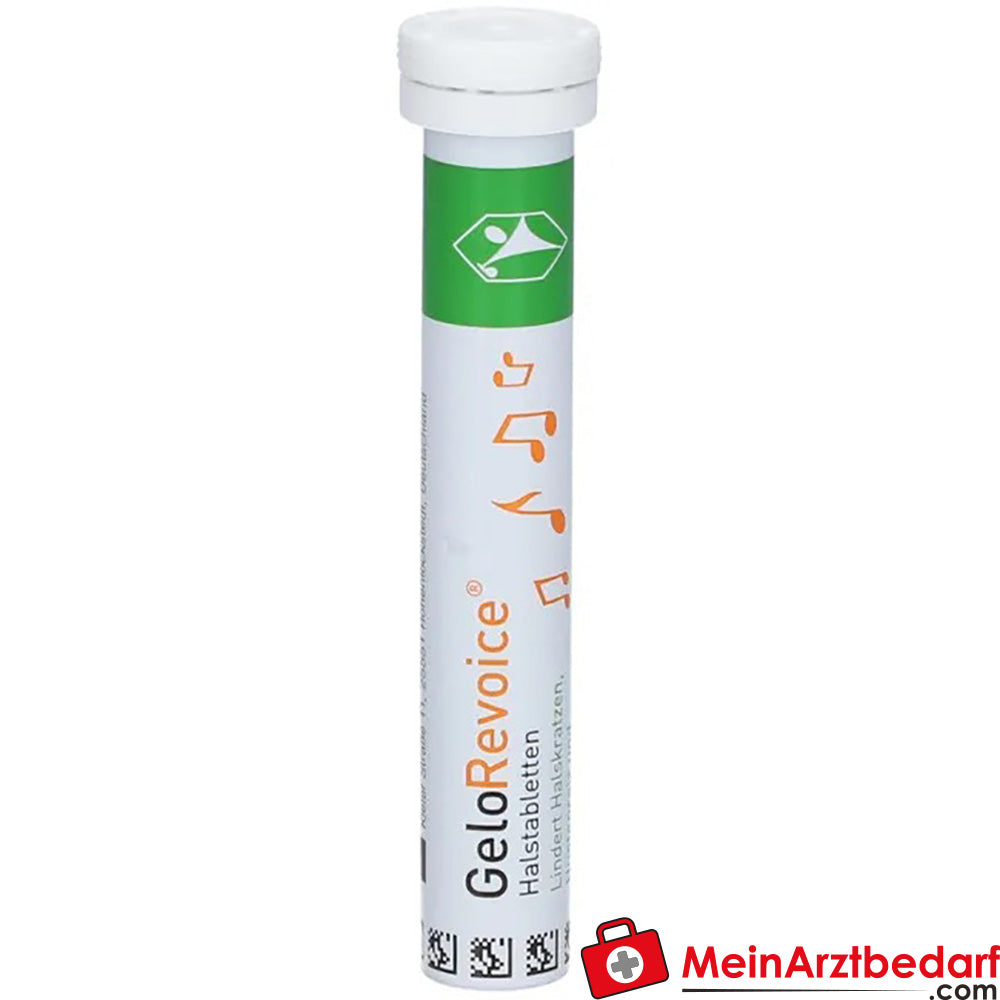 GeloRevoice Halstabletten Grapefruit-Menthol bei Heiserkeit & Stimmverlust, 20 St..
