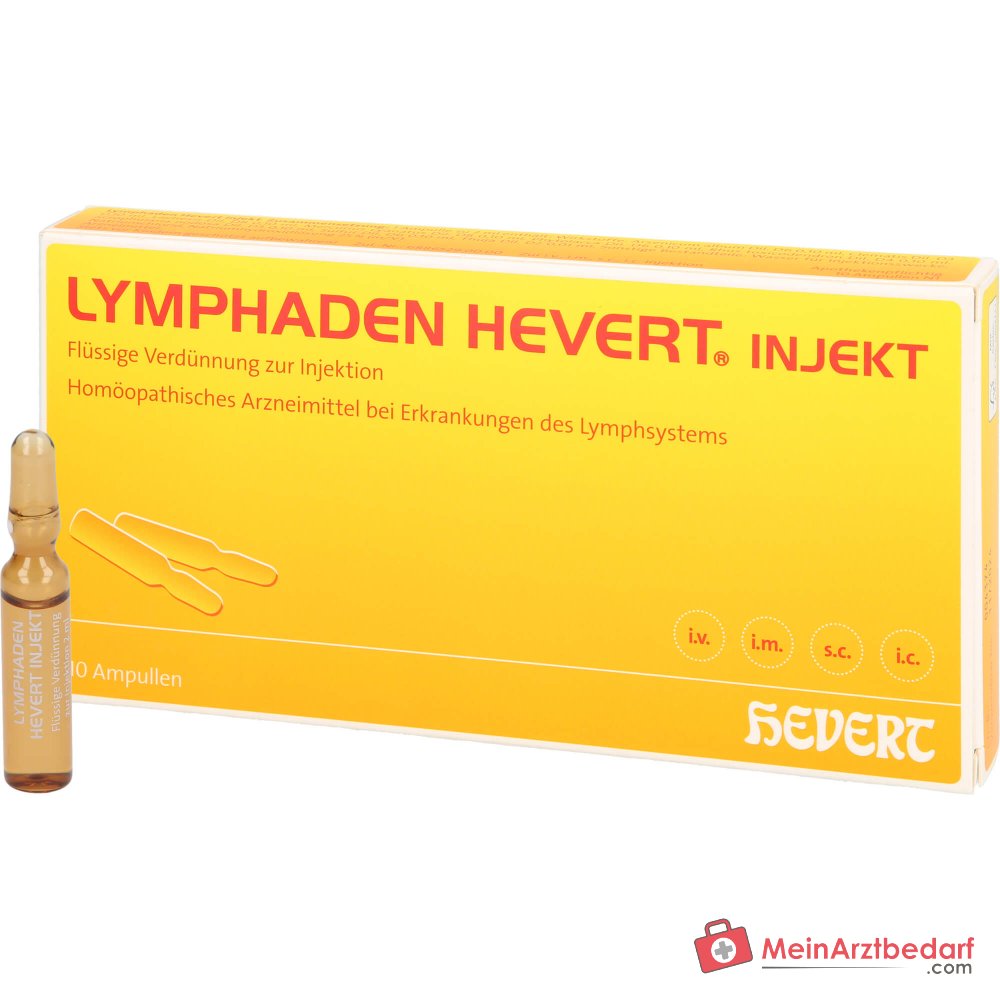 Hevert Lymphaden Hevert Inject Ampullen, 10 stuks