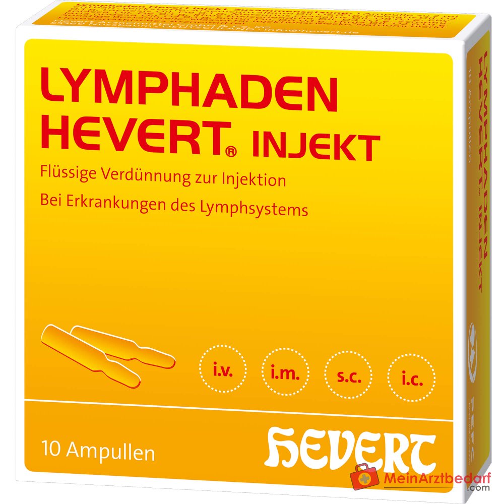 Hevert Lymphaden Hevert Inject Ampullen, 10 stuks