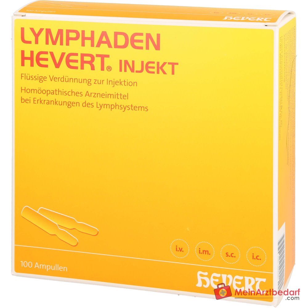 Hevert Lymphaden Inject Ampullen, 100 stuks.