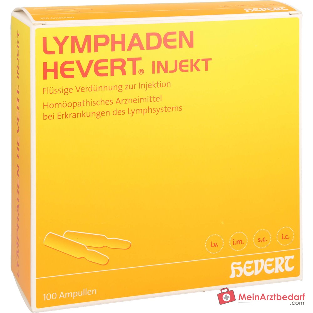 Hevert Lymphaden Inject Ampullen, 100 stuks.