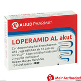 Loperamid AL akut|bei akutem Durchfall.