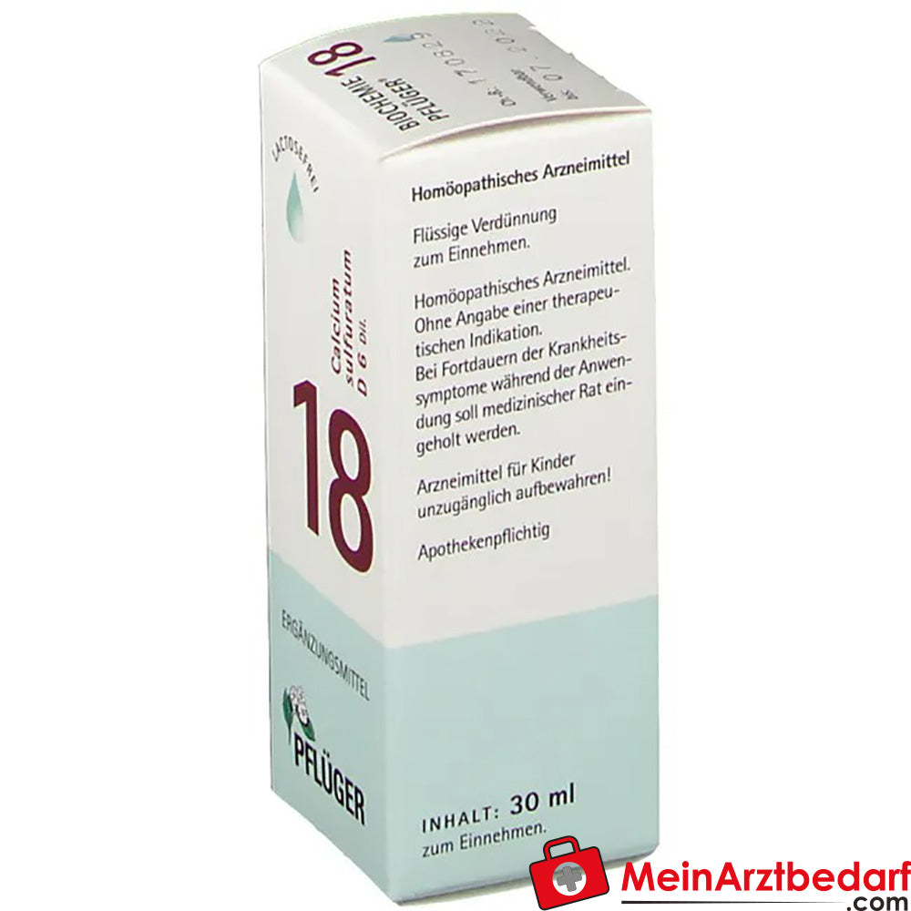 Biochemie Pflüger® 18 Calcium sulfuratum D6 Tropfen.