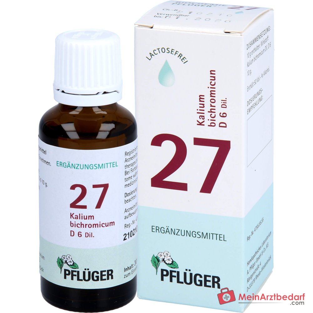 Biochemie Pflüger 27 Kalium bichromicum D6 gouttes 30 ml