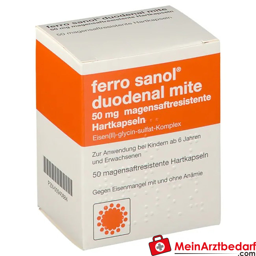 Ferro sanol duodenal mite 50mg.