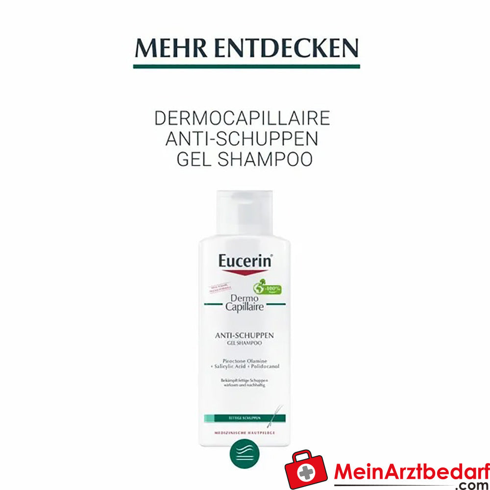 Eucerin® DermoCapillaire Anti-Schuppen Creme Shampoo – bei trockenen Schuppen & juckender Kopfhaut, 250ml.