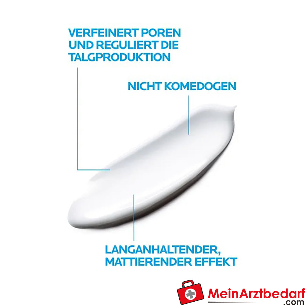 La Roche Posay EFFACLAR MAT Gesichtspflege für unreine Haut, die zu übermäßigem Glanz neigt, 40ml.