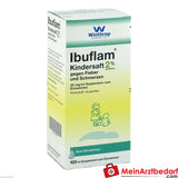 Ibuflam Kindersaft 20mg/ml gegen Fieber und Schmerzen.