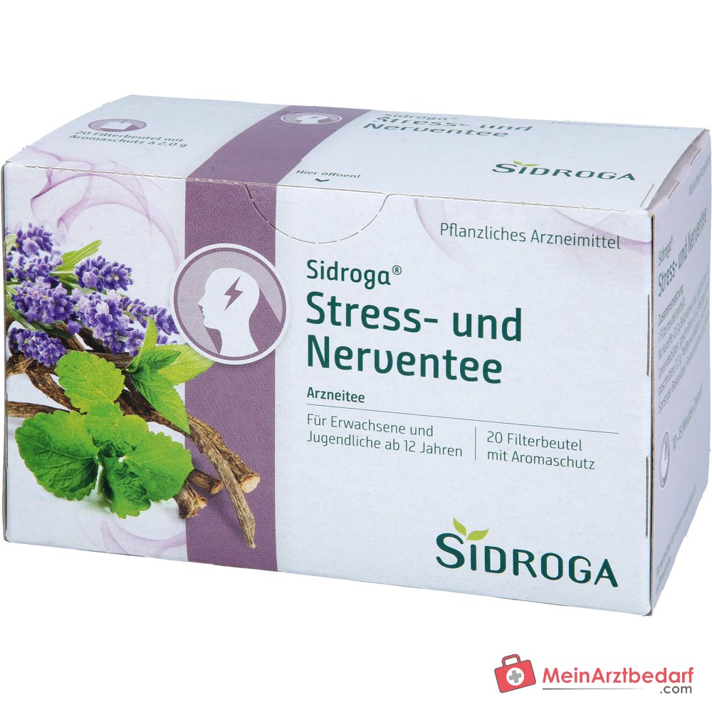 Sidroga herbata na stres i nerwy w torebkach, 20 x 2 g