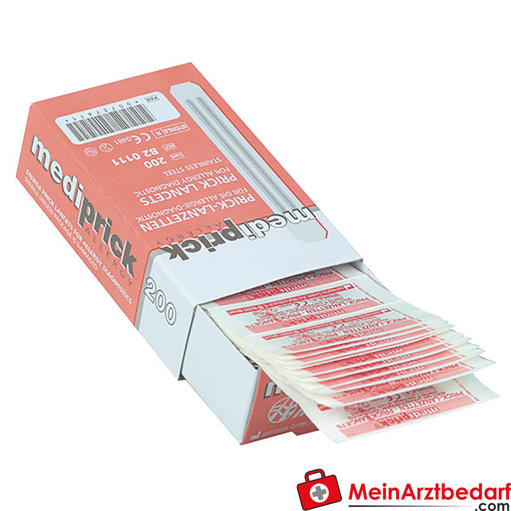 Mediprick Allergietestlanzetten, 200 Stk..