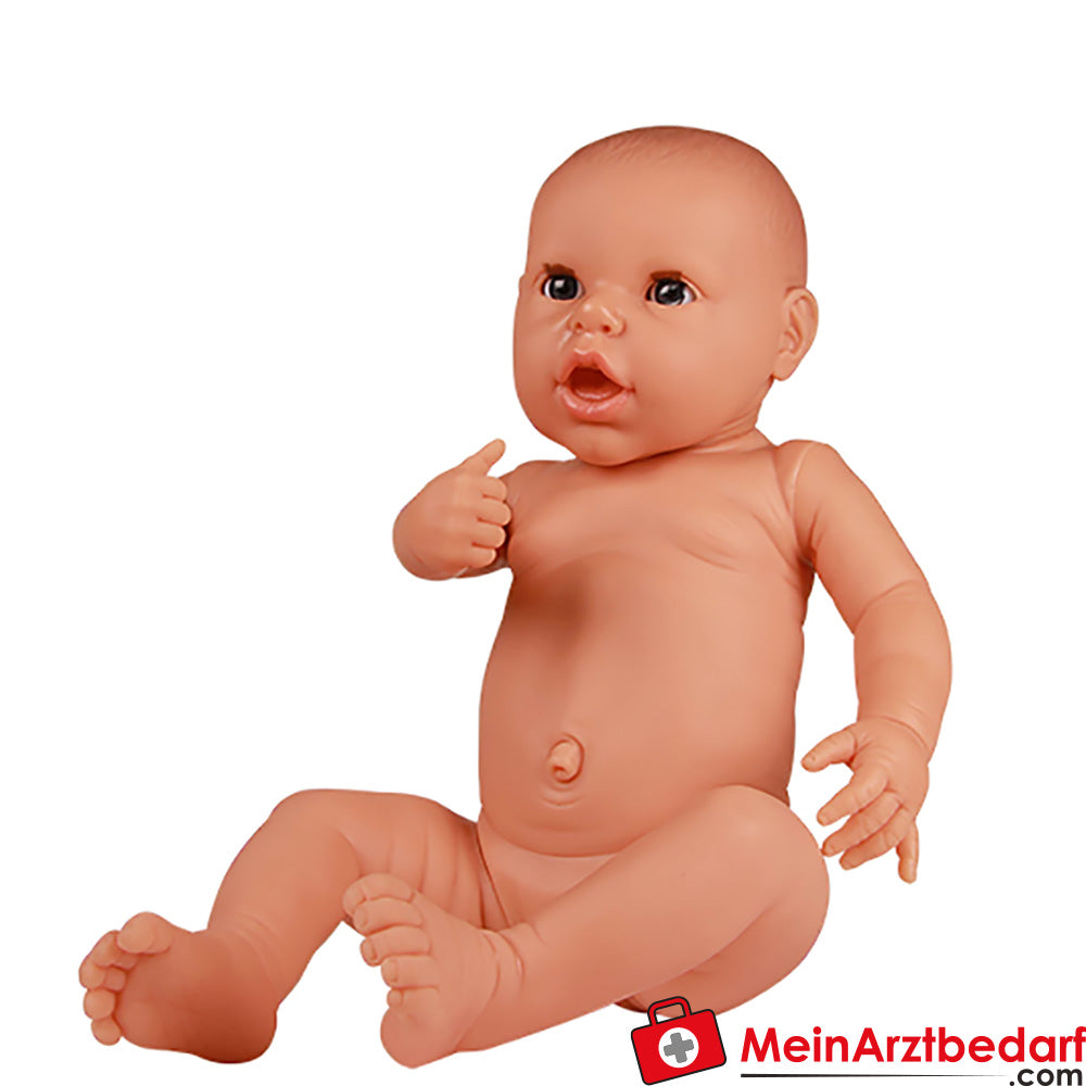 Erler-Zimmer Neugeborenenpuppe für Wickelübungen.