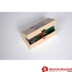 KuWiH LichtZauber Zahlen-Puzzle mit Lichtstift in Holzbox Lernspielzeug ab 3 Jahren.