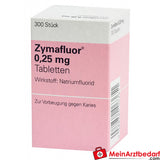 MED19 Zymafluor 0,25 mg Fluorid-Tabletten 300 Stück Kariesprophylaxe Kinder und Erwachsene.