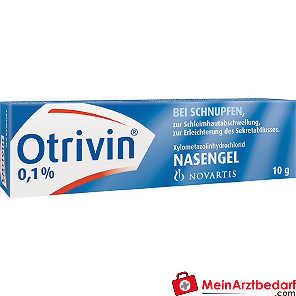 GSK-Gebro Otrivin 0,1% Nasengel 10 g – befeuchtet trockene Nase, wirkt bis zu 12 h.