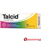 Talcid Kautabletten 50 St. Hydrotalcit 500 mg gegen Sodbrennen.