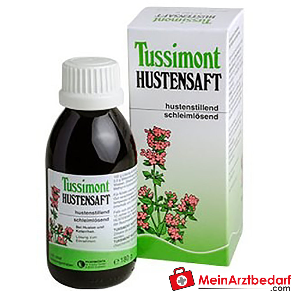 Pharmonta Tussimont Hustensaft 120 g pflanzliches Hustenmittel, bei trockenem Husten, ab 2 Jahren
