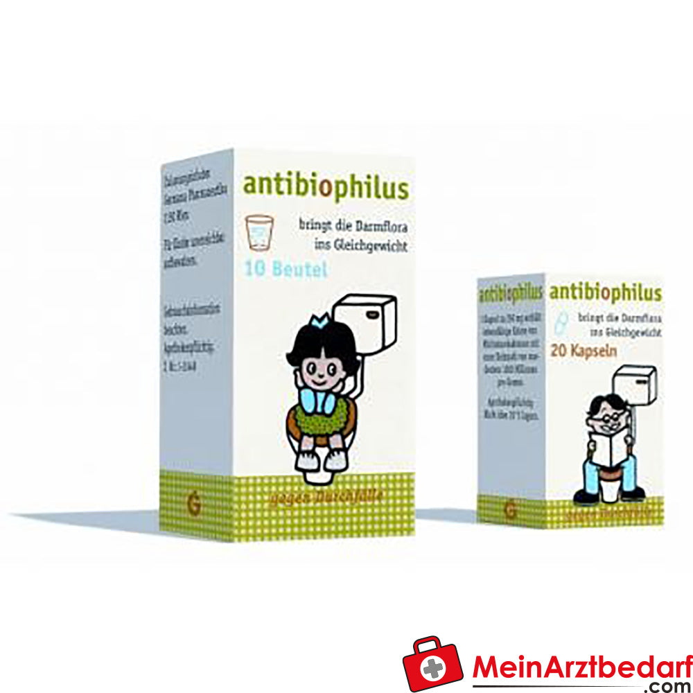 GER01 Antibiophilus sachet 100 pcs Probiotique LCR35 contre la diarrhée & pour stabiliser la flore intestinale