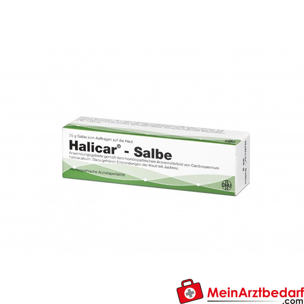 Halicar pommade 50 g homéopathique en cas de démangeaisons cutanées légèrement inflammatoires