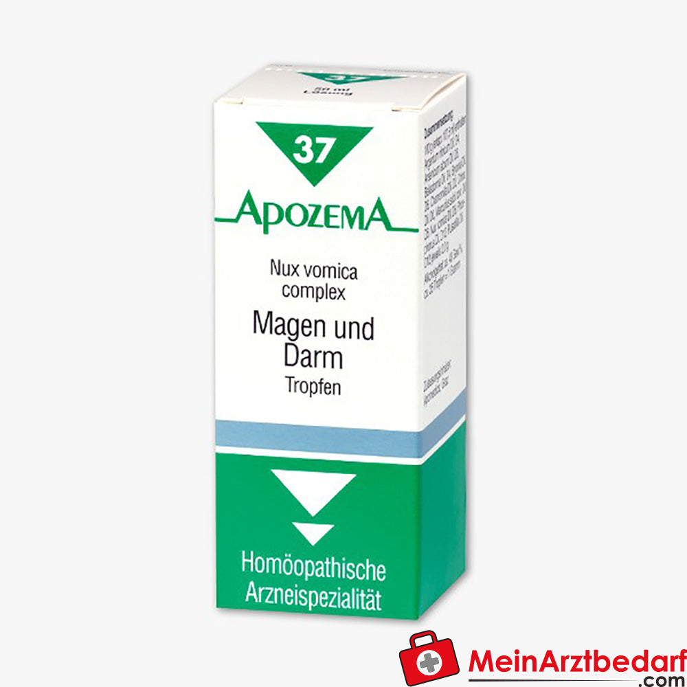 Gotas gastrointestinales Apozema nº 37 para la indigestión, 50 ml