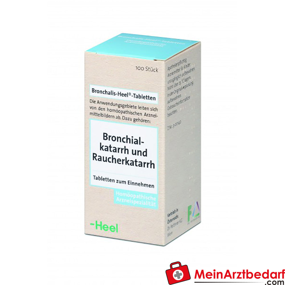 Heel Bronchalis Tabletten 100 St voor productieve hoest en rokershoest