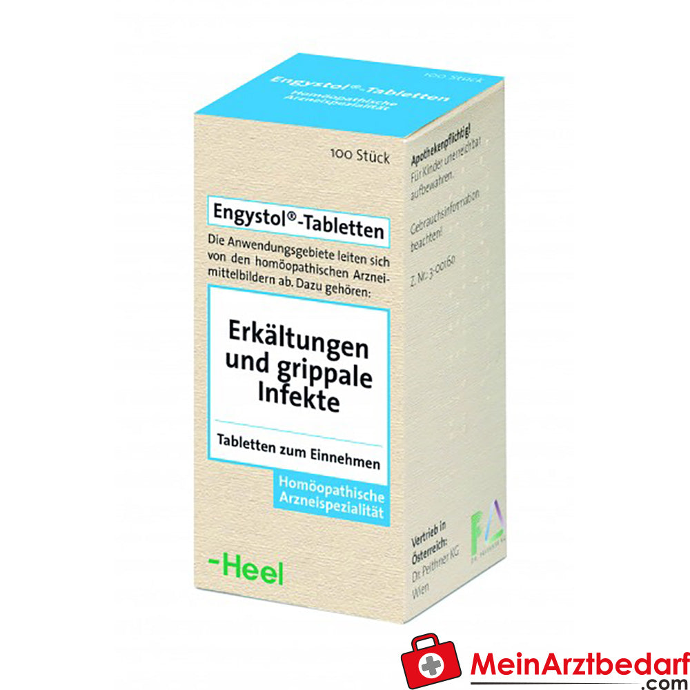 PEI01 Engystol Tabletten 100 Stück - Homöopathie bei beginnenden Erkältungen und grippalen Infekten