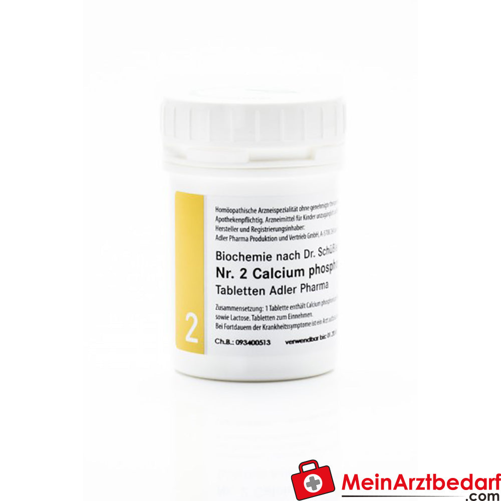 Adler Pharma Sel de Schüssler n° 2 Calcium phosphoricum D6 comprimés 100 g