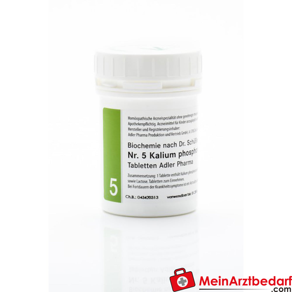 Adler Pharma Schuessler Sal nº 5 Fósforo potásico D6 Comprimidos 250 mg