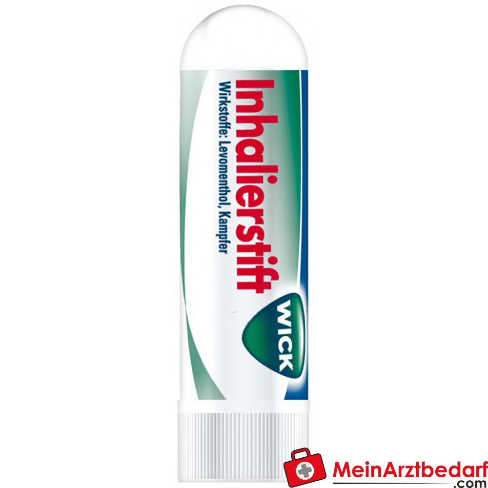 Inhalador mecha stick 1 ud - alcanfor y levomentol, facilita la respiración nasal, práctico para viajar