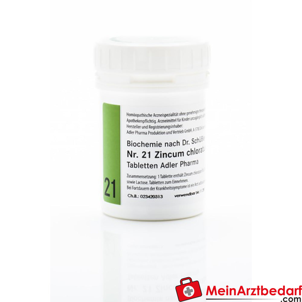 Adler Pharma Sel de Schüssler No.21 Zincum chloratum D12 comprimés 250 g