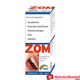 HWS ZOM gocce 100 ml - medicinale omeopatico per l'irritazione delle gengive, la parodontite e l'afta