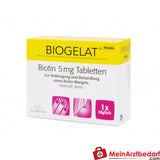 Biogelat Biotina 5 mg, 40 compresse Farmaco per capelli e unghie