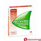 Johnson &amp; Johnson Nicorette patch transdermique 10 mg/16 h, 14 pces Arrêt du tabac