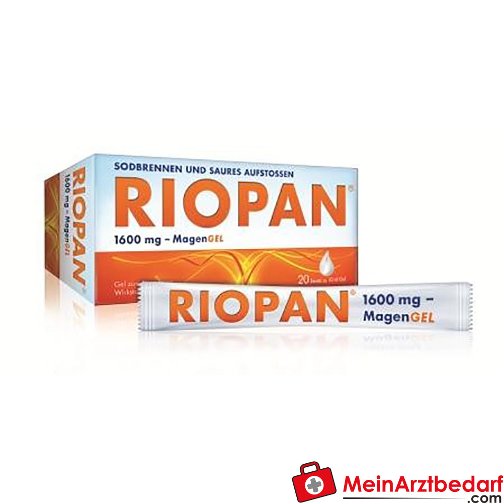 Takeda Riopan Magengel 1600 mg, 10 pces contre les brûlures d'estomac
