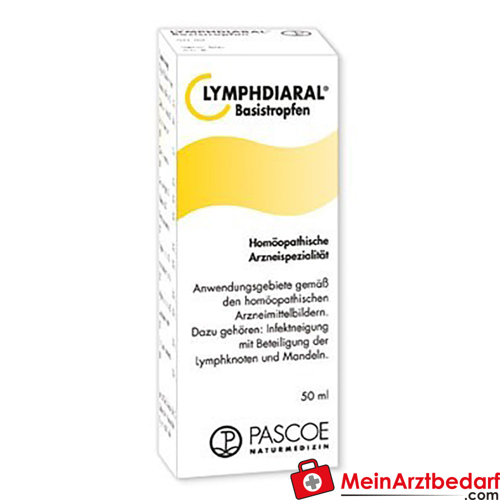 Pascoe Lymphdiaral Basistropfen 50 ml - médicament homéopathique en cas de troubles lymphatiques