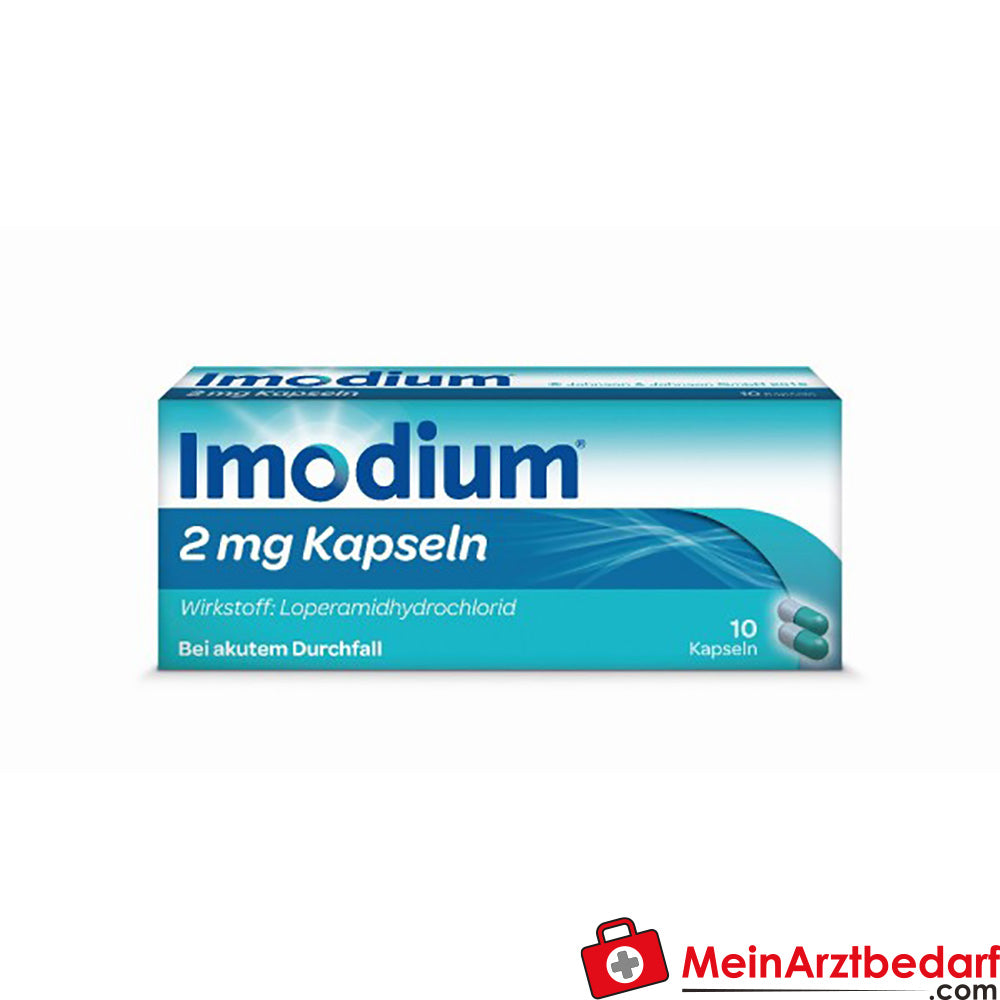 Johnson & Johnson Imodium Loperamid 2 mg gélules 20 pcs. contre la diarrhée