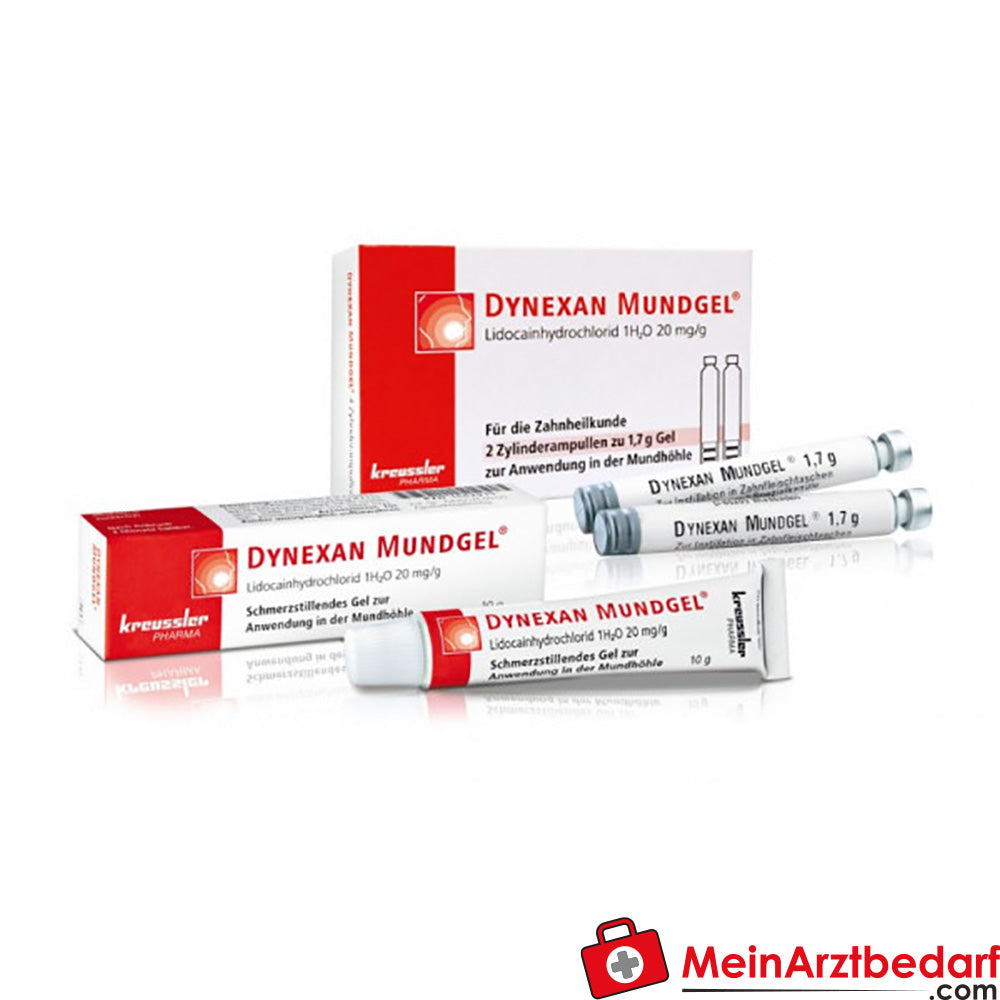 ERWO Pharma Dynexan Oral Gel 1,8% (Lidocaïne) 30 g pijnstiller voor aften en tandvlees