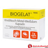 Biogelat gélules cardiaques ail gui aubépine 30 pcs.
