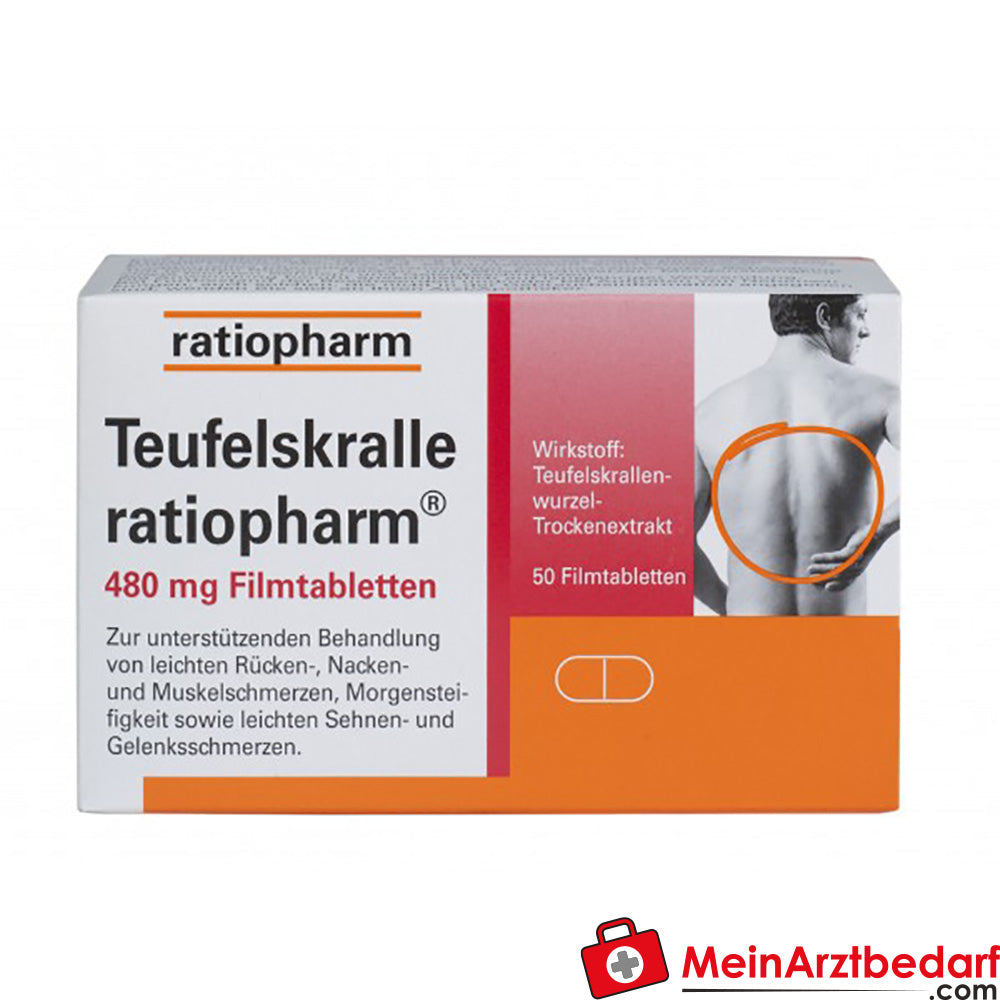 ratiopharm Teufelskralle 480 mg Filmtabletten 100 St.