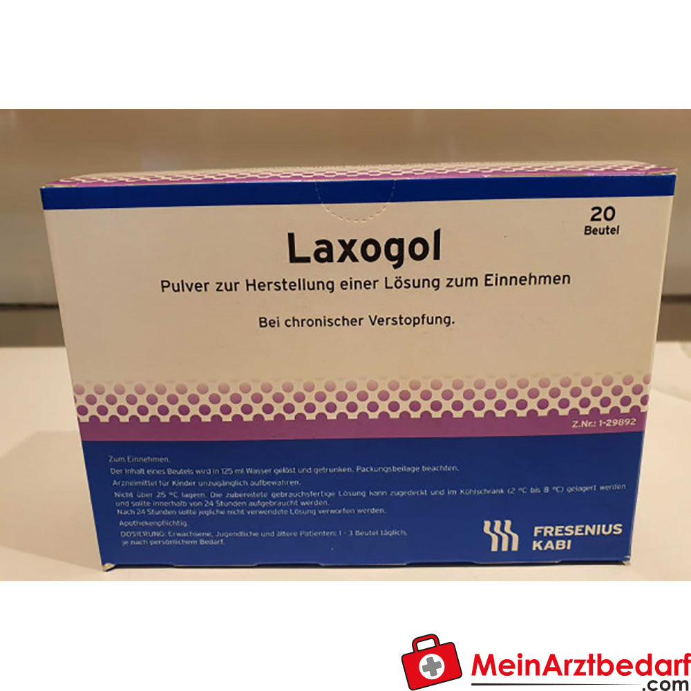FRE02 Laxogol Pulver osmotisches Laxans 20 Beutel zur Einnahme