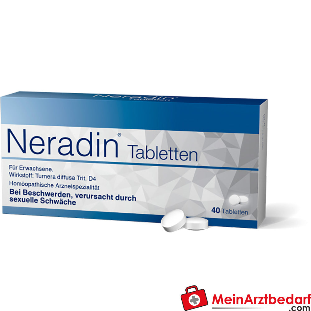 Neradin Tabletten 40 St. Homöopathisches Arzneimittel bei sexueller Schwäche