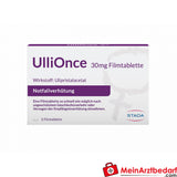 UlliOnce 30 mg Filmtablette Ulipristalacetat Notfallverhütung 1 St.
