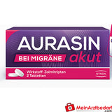 Aurasin Akut Tabletten 2,5 mg, traitement aigu de la migraine, 2 pièces