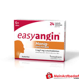 easyangin zuigtabletten Lidocaïne &amp; Chloorhexidine Honing 24 stuks.