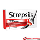 REC02 Strepsils pastilles à sucer 24 pcs. contre les maux de gorge, avec flurbiprofène, analgésique