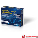 Zentiva Ibuprofen 400 mg filmomhulde tabletten 20 stuks veganistisch lactosevrij fructosevrij pijnstillend ontstekingsremmend antipyreticum