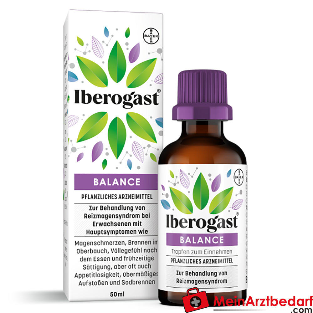 Bayer Iberogast Balance gouttes 50 ml contre les troubles gastro-intestinaux