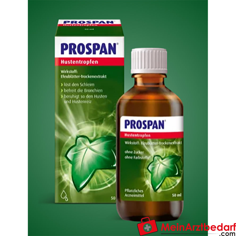 Prospan hoestdruppels 50 ml - plantaardig slijmoplossend hoestmiddel (klimop extract EA 575)